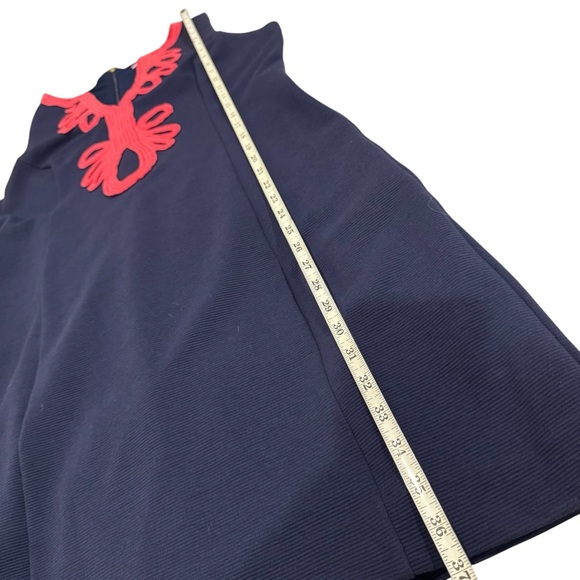 Lilly Pulitzer Womens Janice Sleeveless Dress Navy & Coral Hard to Find Size XL - Picture 14 of 14